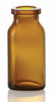 5 ml injectieflacon, amber, type 1 geblazen glas